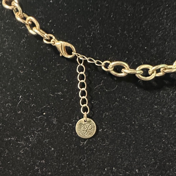 Plunder Gold and Lavender Floral Necklace - Picture 5 of 5